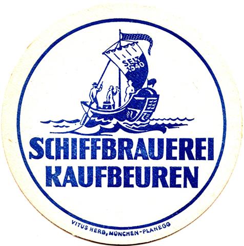 kaufbeuren kf-by schiff rund 1a (215-unten vitus herb-blau)
